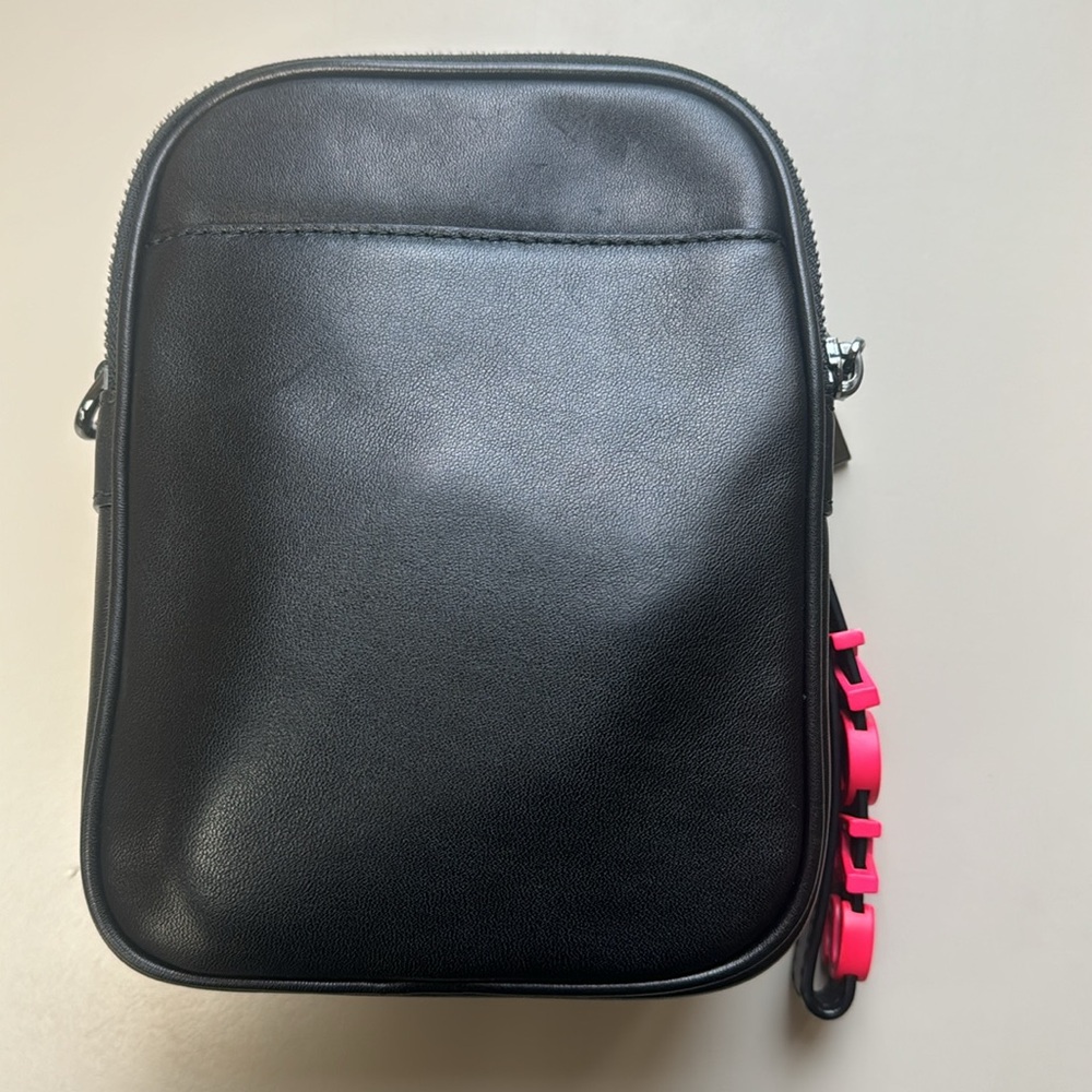 Michael Kors Black & Pink Leather Crossbody Bag With Normal Signs Of Wear - Picture 5 of 16